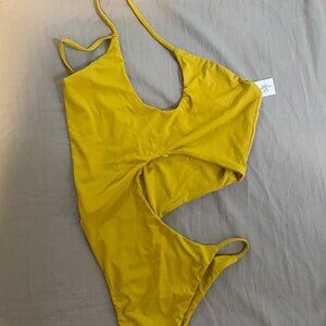 NWT Riot Swim Blaise One Piece XS Color Curry